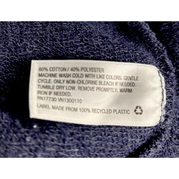 Men's Blue Bathrobe Size L/XL with Belt Goodfellow & Co - Picture 6 of 6